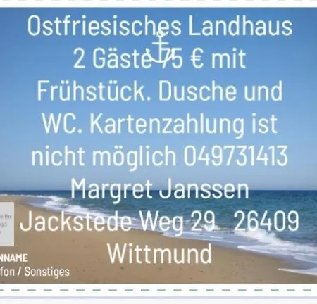 Ostfriesisches Guest house Wittmund